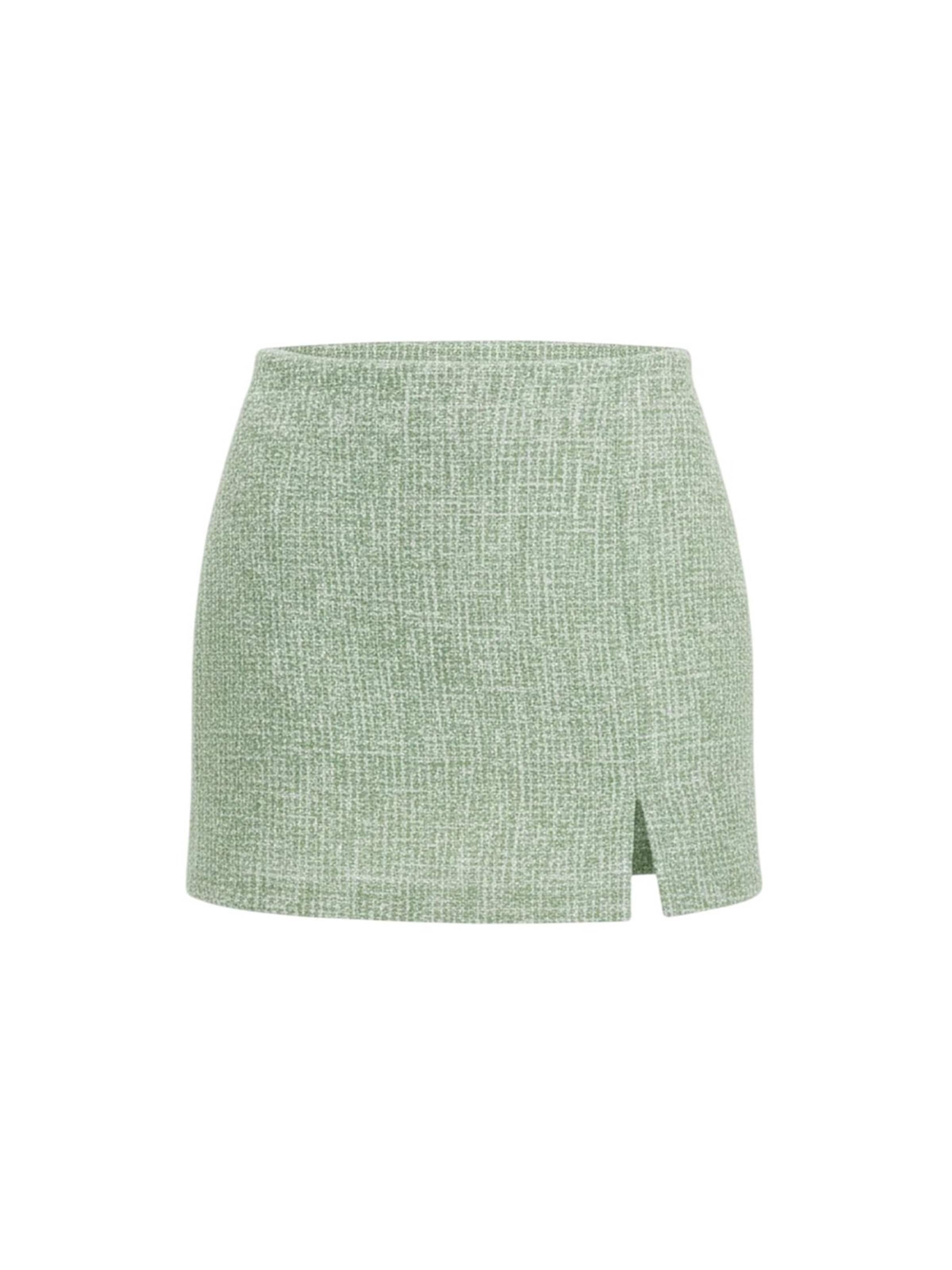 Alexa Dash Skirt in Green: front