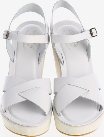 KORK EASE The Original Sandals & High-Heeled Sandals in 41 in White