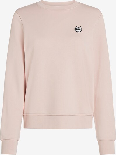 Karl Lagerfeld Sweatshirt in creme / rosa / schwarz, Produktansicht