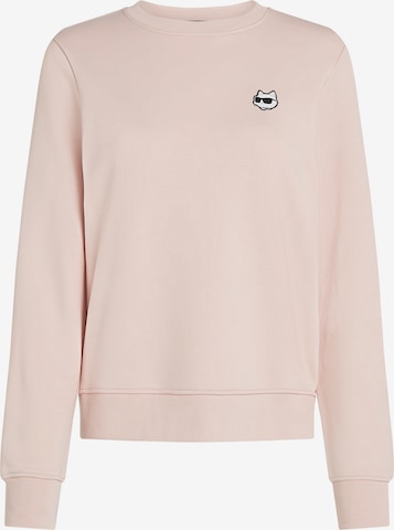 Karl Lagerfeld Sweatshirt i rosa: framsida