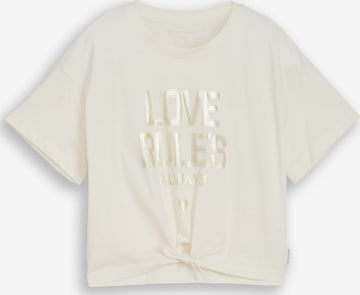 TOM TAILOR - Camiseta en blanco: frente