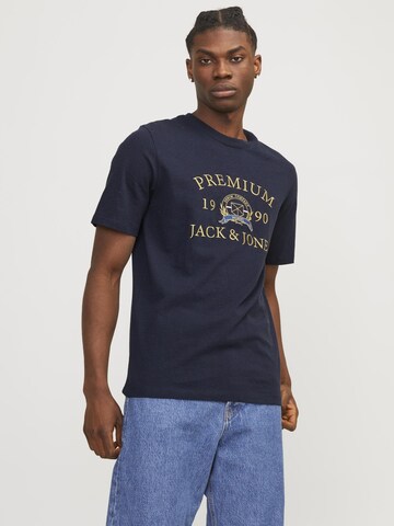 T-Shirt 'DAVE' JACK & JONES en bleu : devant