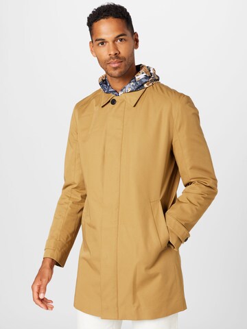 HUGO Between-Seasons Coat 'Marec' in Beige: front