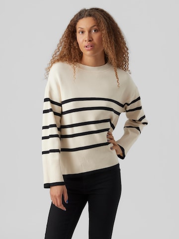 VERO MODA Pullover 'Saba' i beige: forside