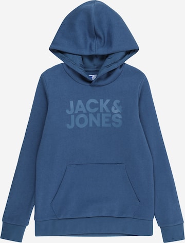 Jack & Jones Junior Sweatshirt 'CORP' i blå: forside