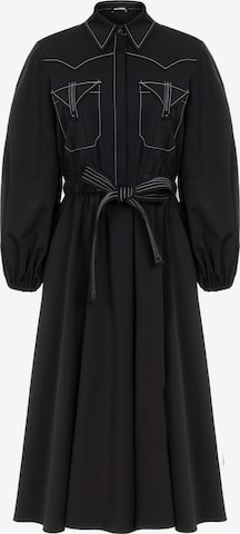 Robe NOCTURNE en noir : devant