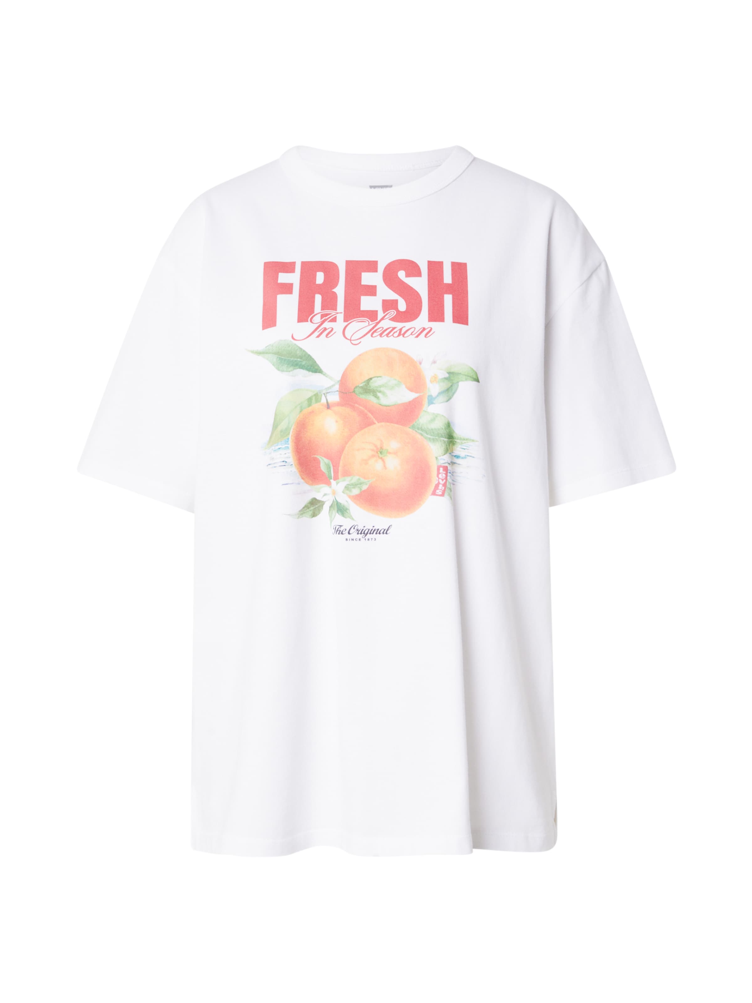 LEVI'S ® 'Graphic Tabor Tee' in hellgrün / orange / rot / weiß, Produktansicht