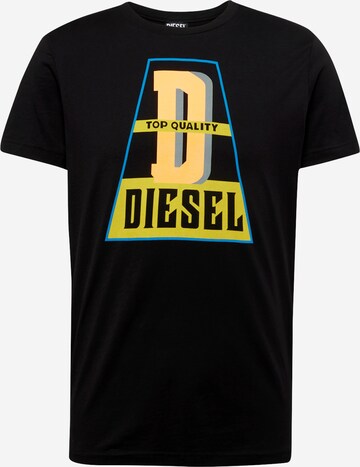 T-Shirt 'T-DIEGOR-K61' DIESEL en noir : devant