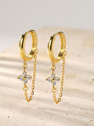 Boucles d'oreilles 'Twinkle Blossom' Hey Happiness en or