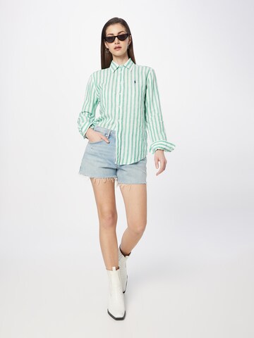 Bluză de la Polo Ralph Lauren pe verde