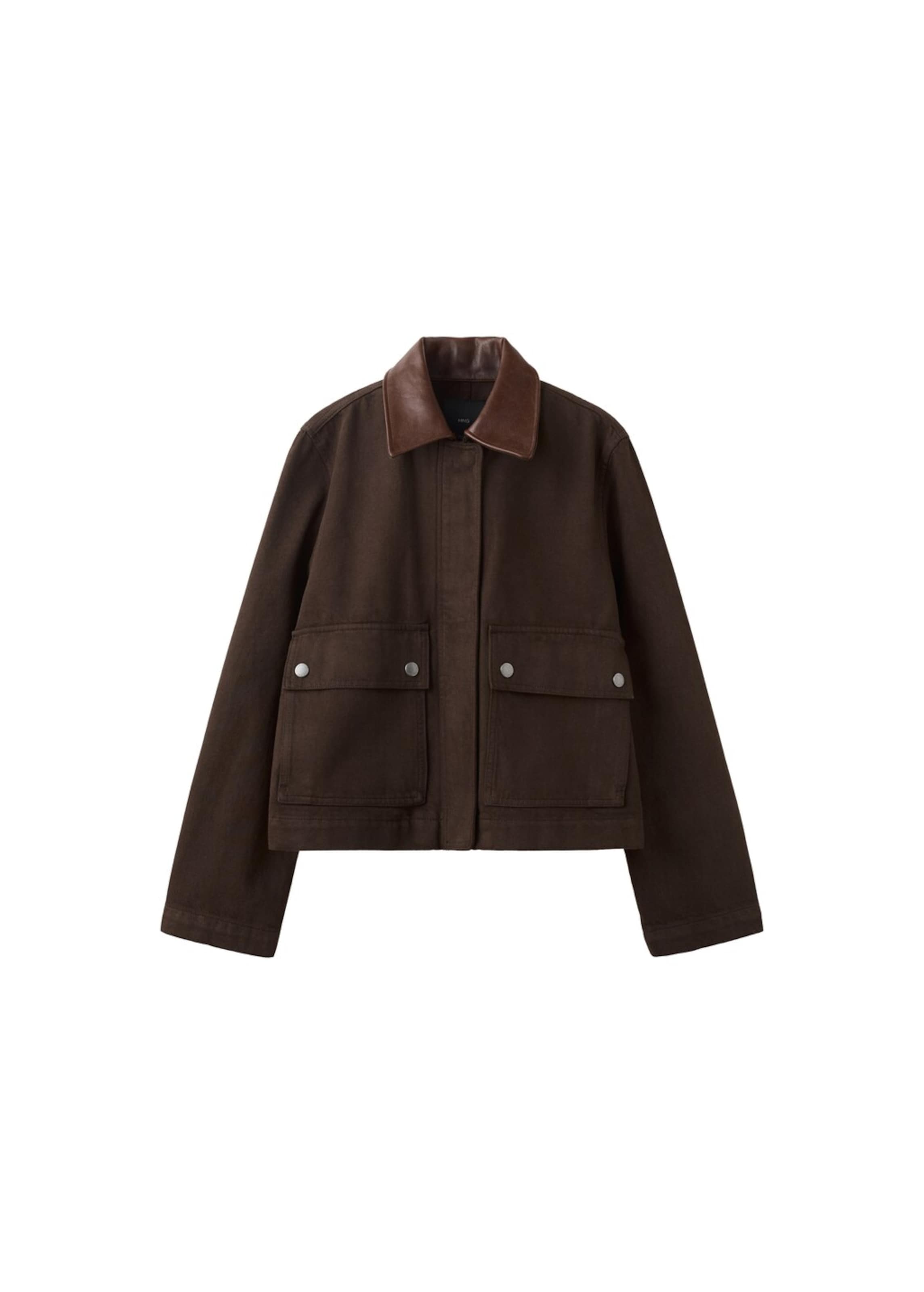 MANGO Between-season jacket 'Amelia' in Brown: front