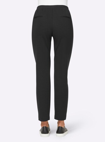 Coupe slim Pantalon heine en noir