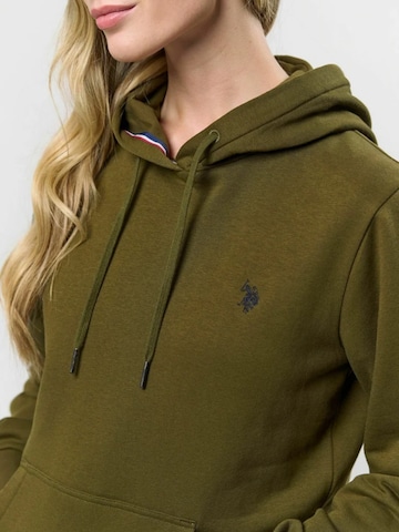 U.S. POLO ASSN. Sweatshirt ' Aba ' in Groen