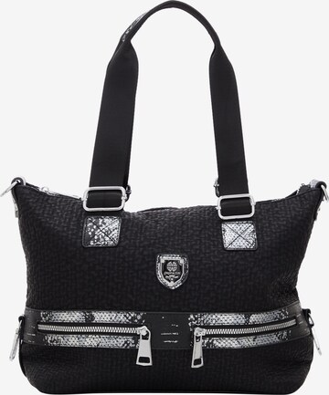 faina Shoulder Bag in Black: front