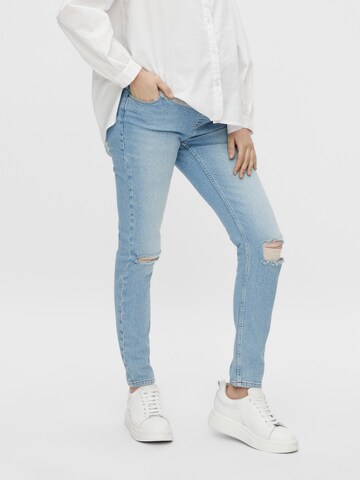 MAMALICIOUS Regular Jeans in Blauw: voorkant