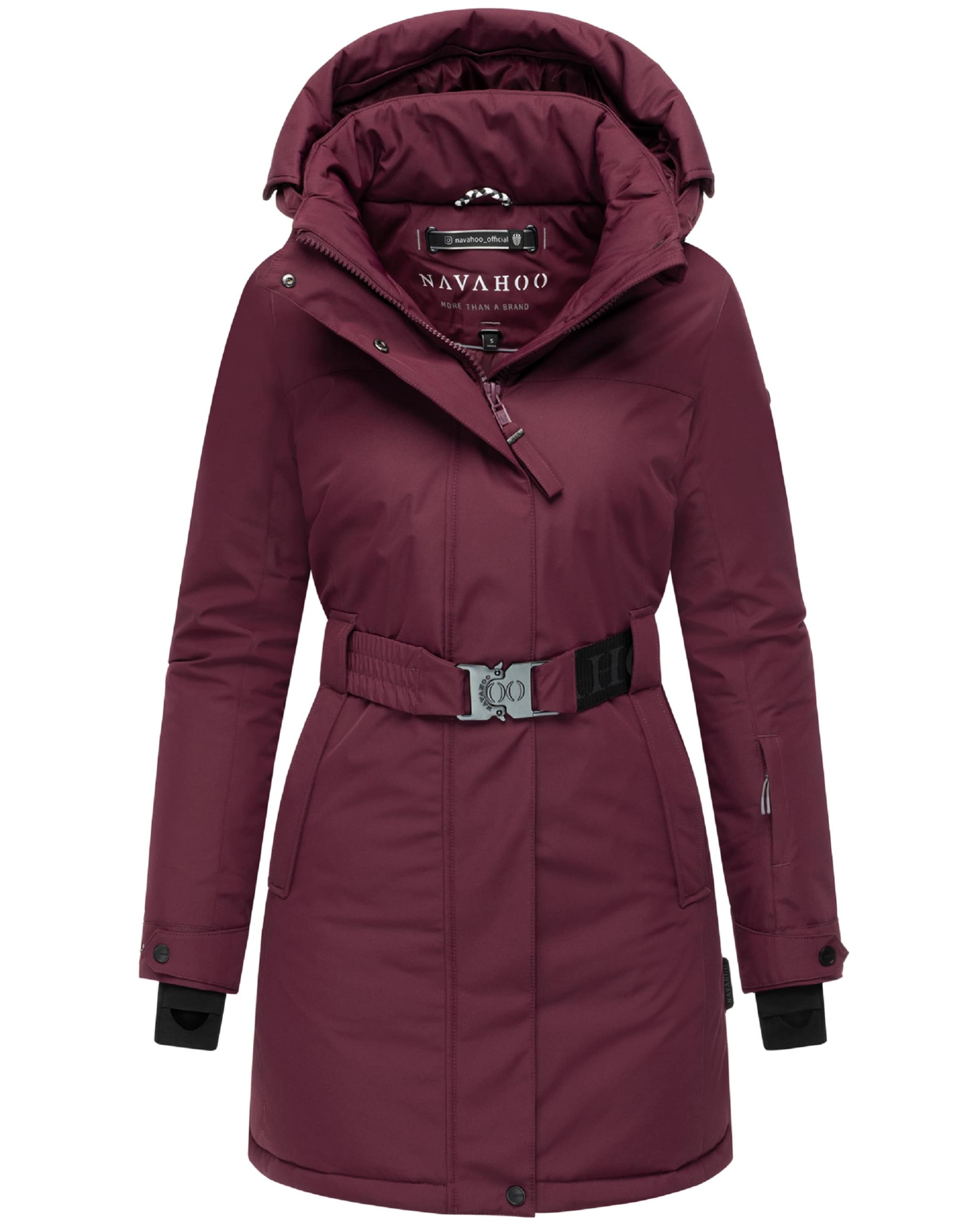 NAVAHOO Χειμερινό παλτό 'Frostkuss 14' σε κόκκινο