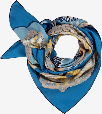 Foulard ' Dominique ' di Roeckl in blu: frontale