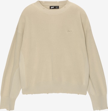 Pull-over 'STWD' Pull&Bear en vert : devant