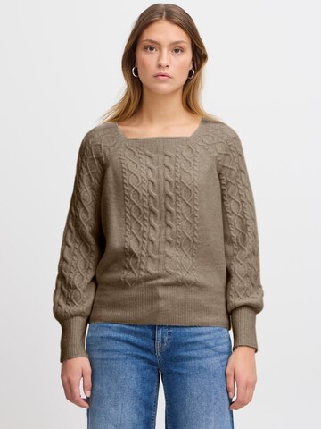 Pullover 'Liyanna' di ICHI in marrone: frontale