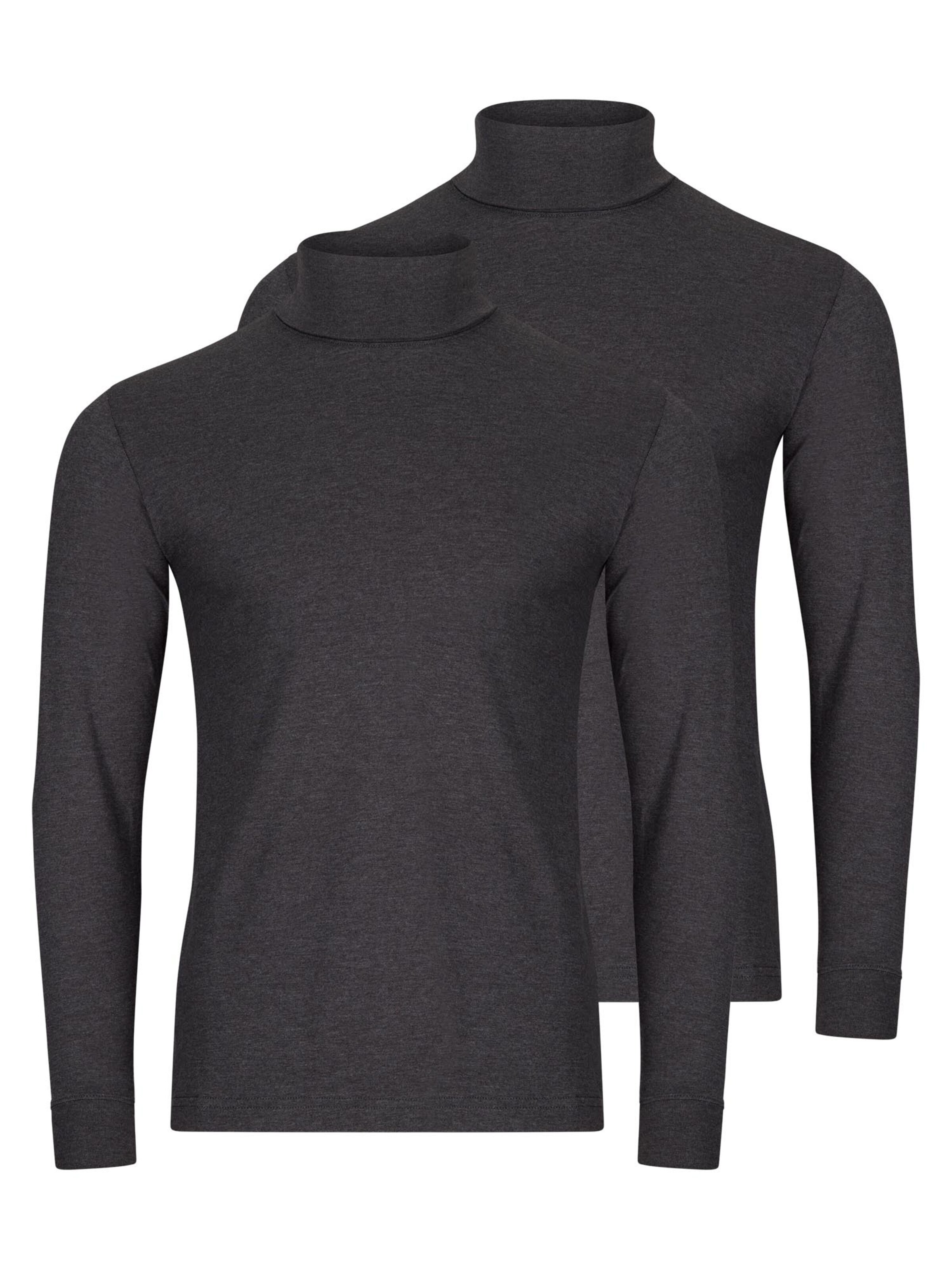 Ragman Shirt 'Basic' in Grey: front