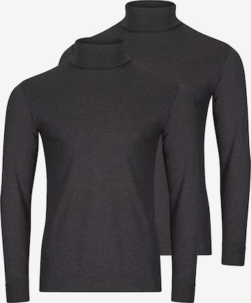 Ragman Shirt 'Basic' in Grey: front