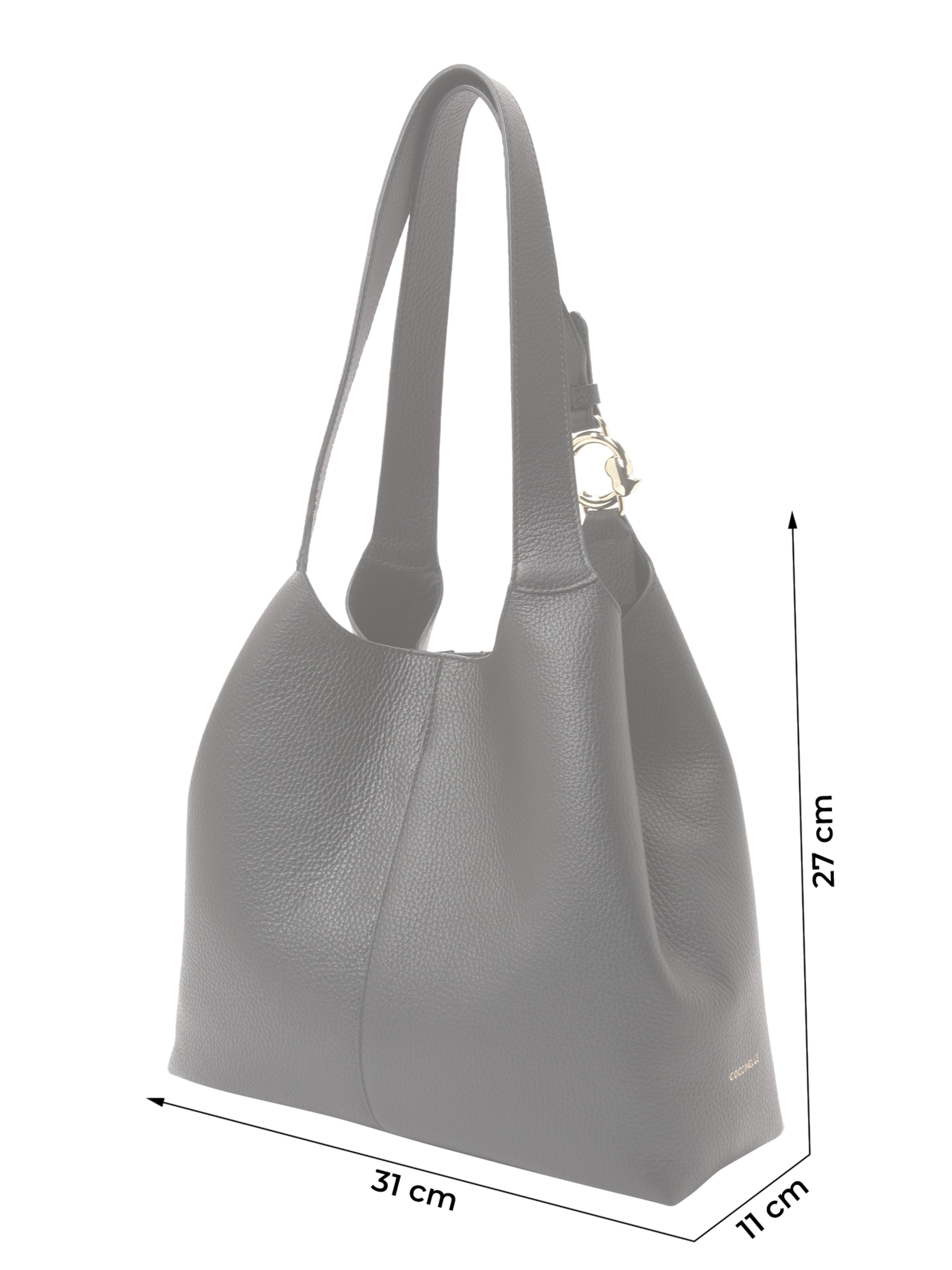 Coccinelle Olkalaukku 'Easy' värissä musta