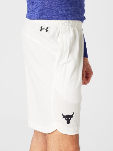 Regular Pantaloni sport de la UNDER ARMOUR pe bej