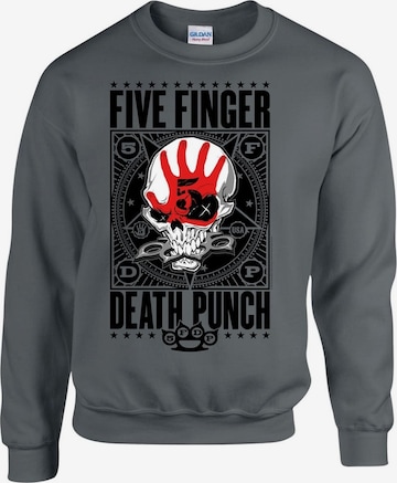 Sweat-shirt 'Five Finger Death Punch Obey Sweatshirt' Rockshirts en gris : devant