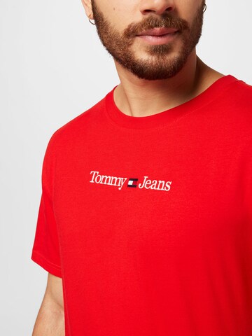 T-Shirt Tommy Jeans en rouge