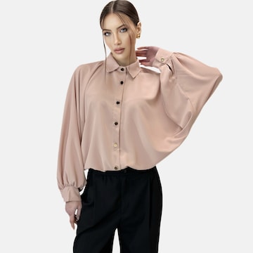 Chemisier Elara en rose : devant