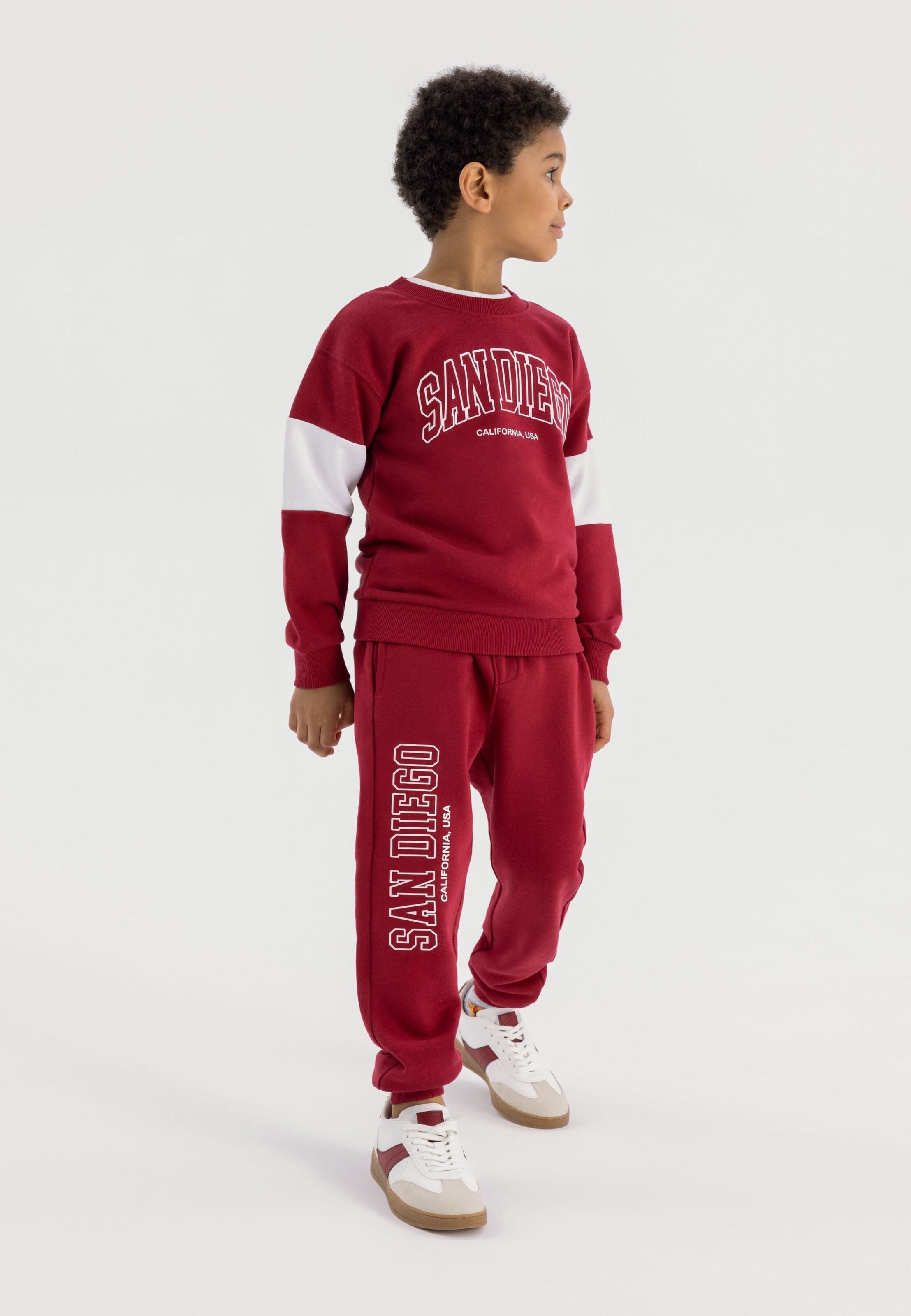 MINOTI Sweat suit in Red: front