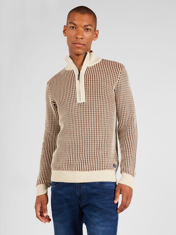 BLEND Sweater in Beige: front