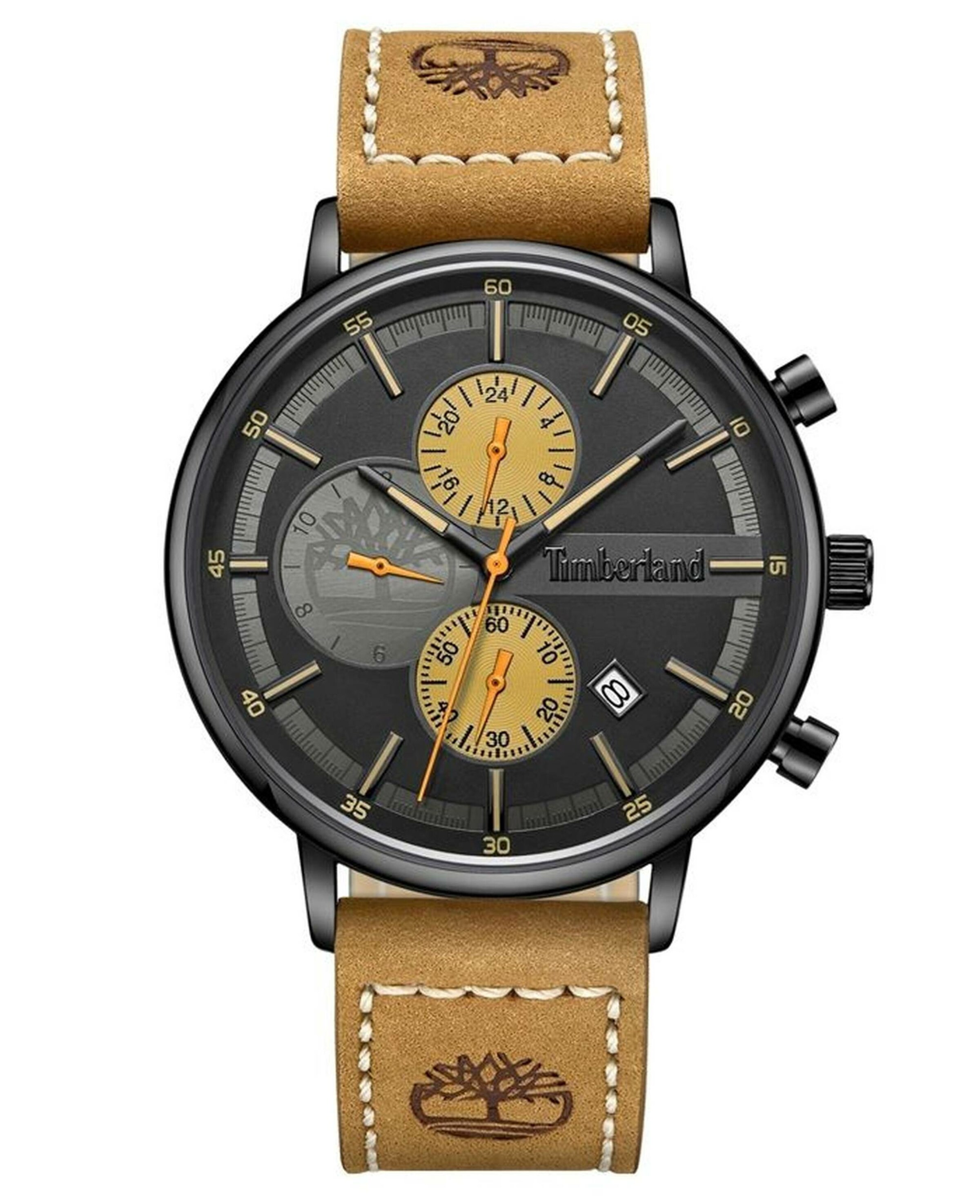 TIMBERLAND Analoog horloge in Bruin: voorkant