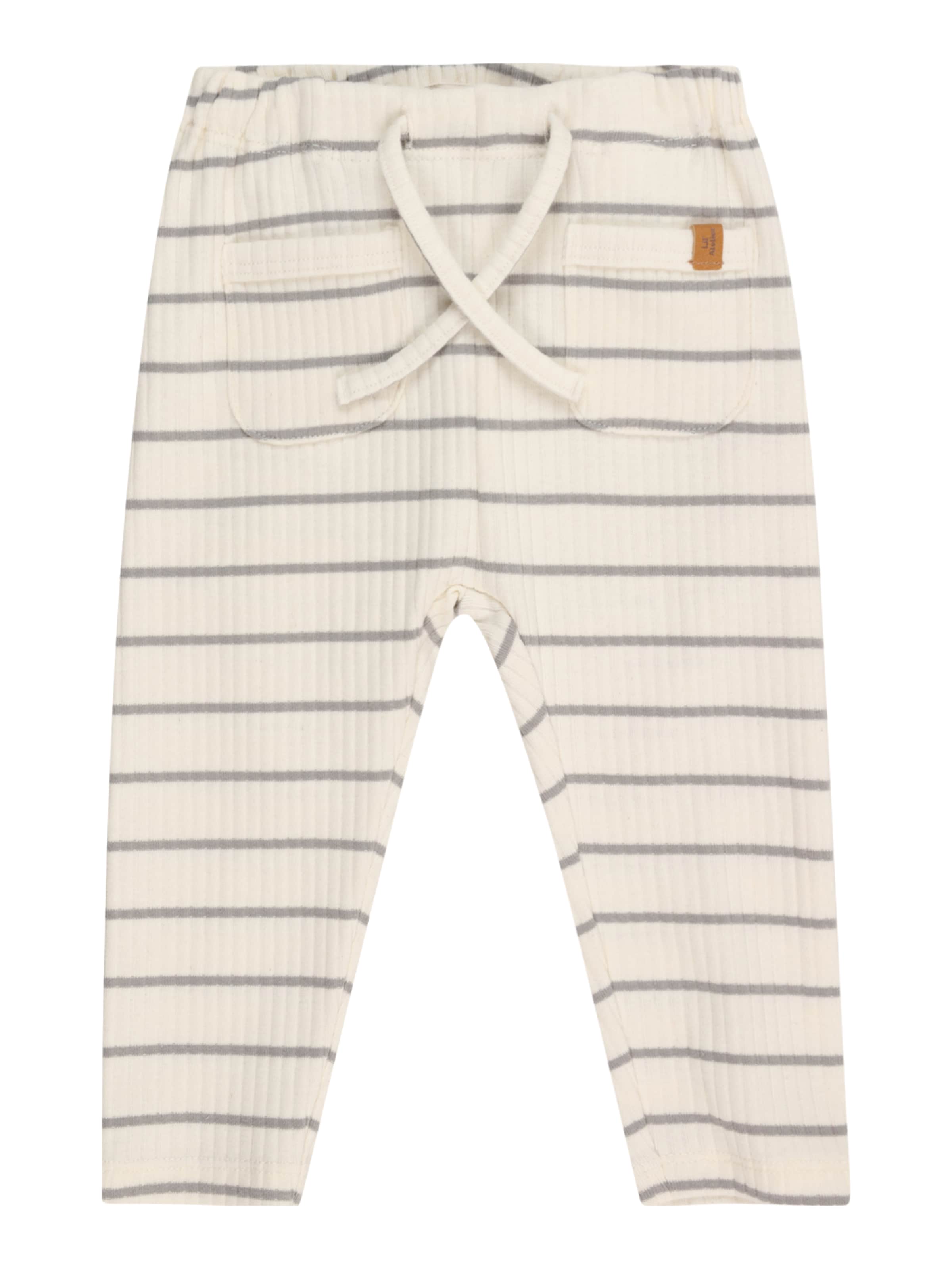 Lil'Atelier Slim fit Pants 'NBMKail' in White: front