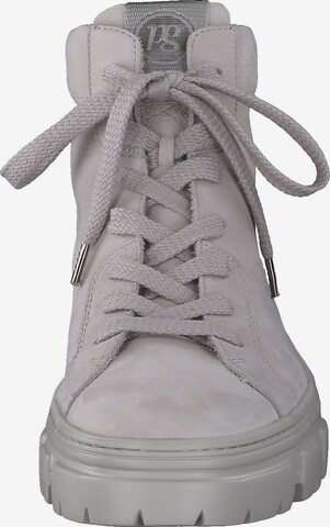 Paul Green Lace-Up Ankle Boots 'Pearl' in Grey