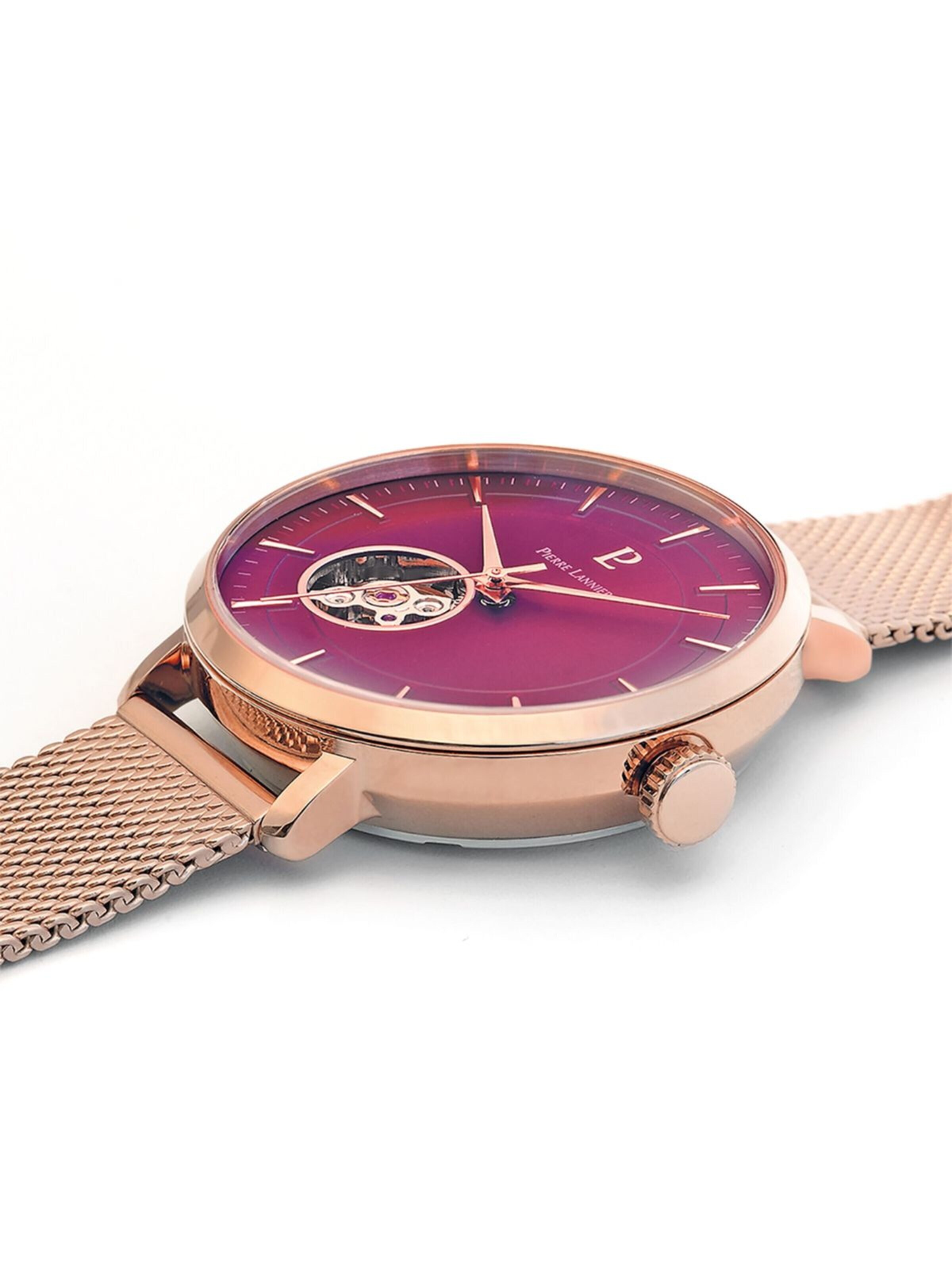 Montre à affichage analogique 'Pierre Lannier - Automatic watch Automatic - Automatic watch movement - Watch case width: 35 mm' Pierre Lannier en rose