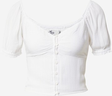 Camicia da donna di HOLLISTER in bianco: frontale