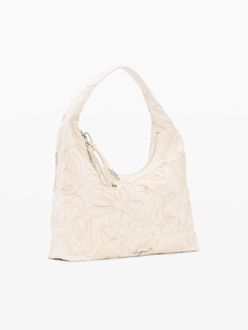 Desigual Torebka 'Large Raffia Flower' w kolorze biały