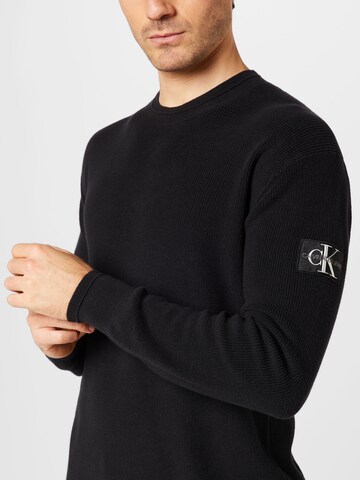 Calvin Klein Jeans Pullover in Schwarz