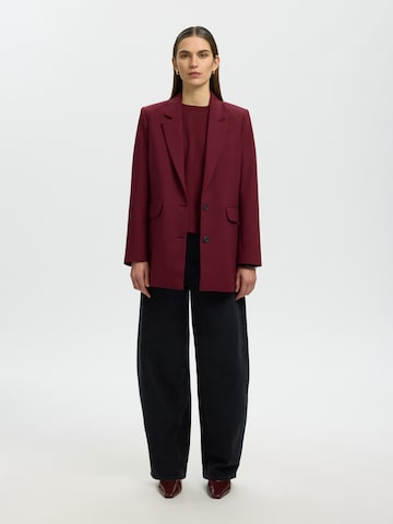 SELECTED T-Shirt 'SLFEssential' in Rot