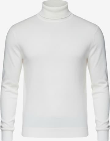 Pull-over 'OM-SWTN-0101' Ombre en blanc : devant