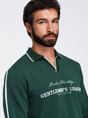 Ombre Sweatshirt i grön