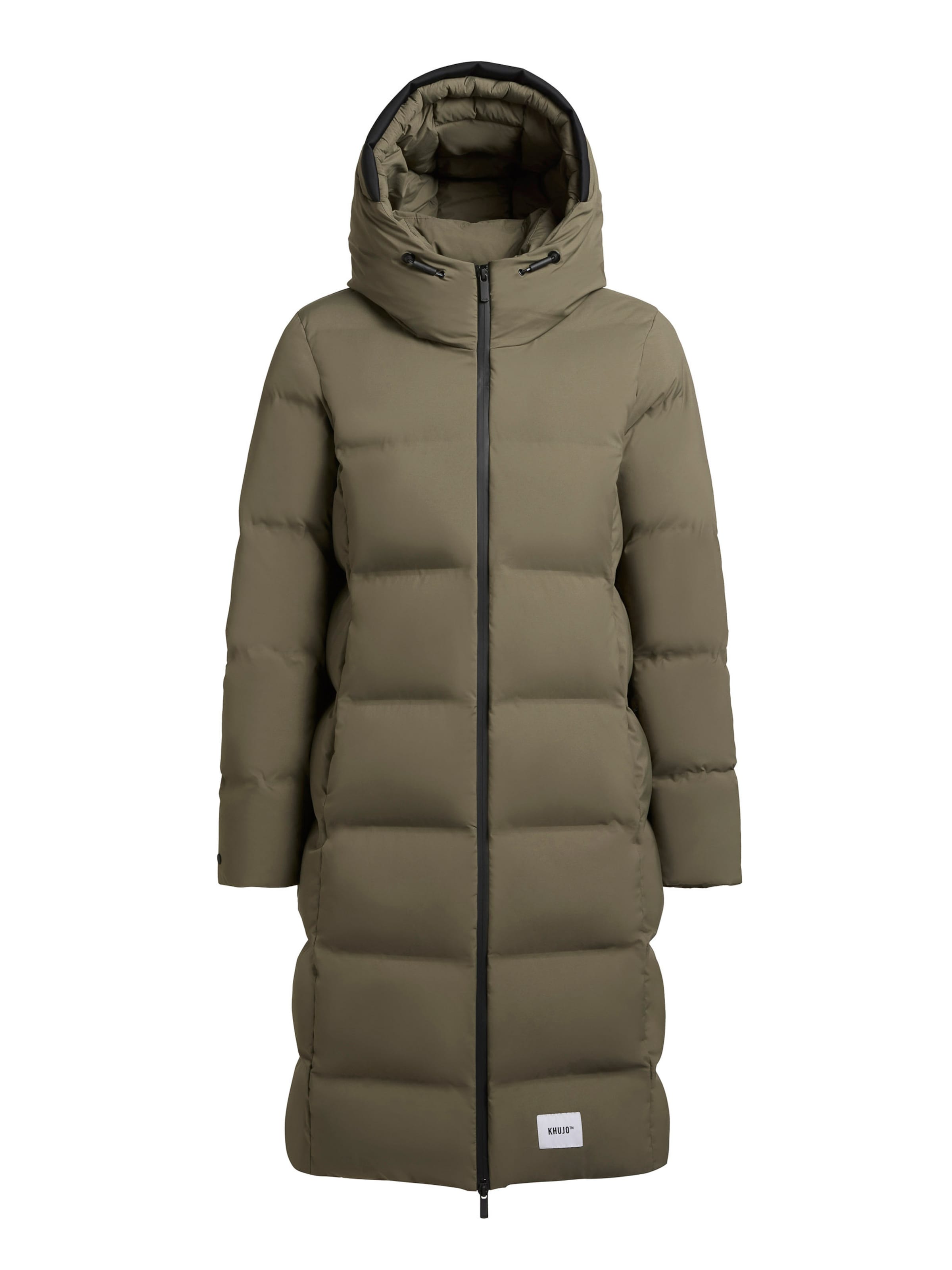 khujo Зимнее пальто 'Finnie3' в Зеленый: спереди