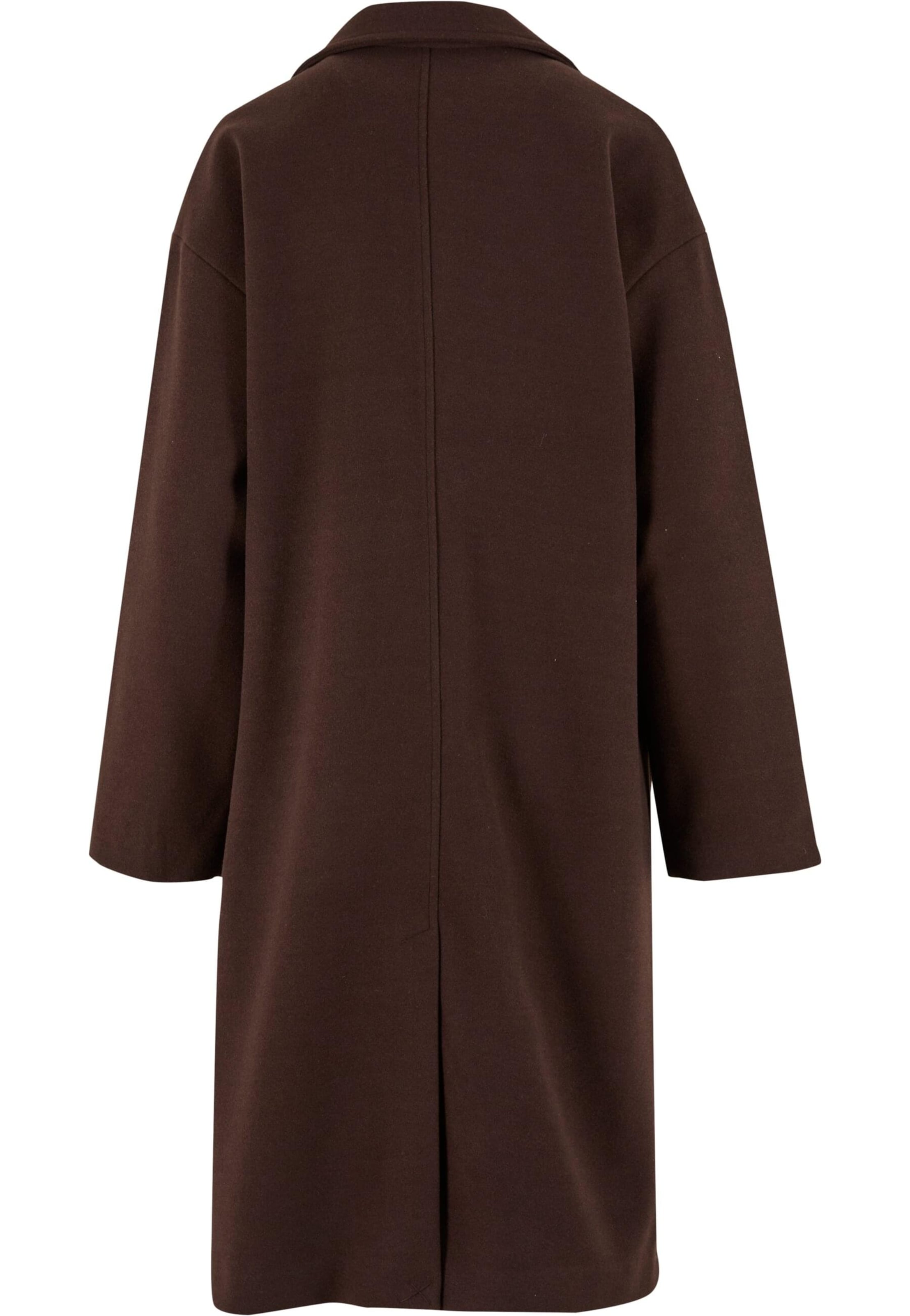 Urban Classics - Sobretudo meia-estação em castanho