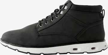Next - Botas con cordones en negro: frente