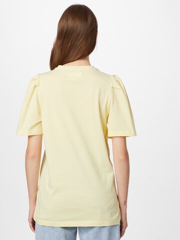 SISTERS POINT - Camisa 'PRIVA' em amarelo