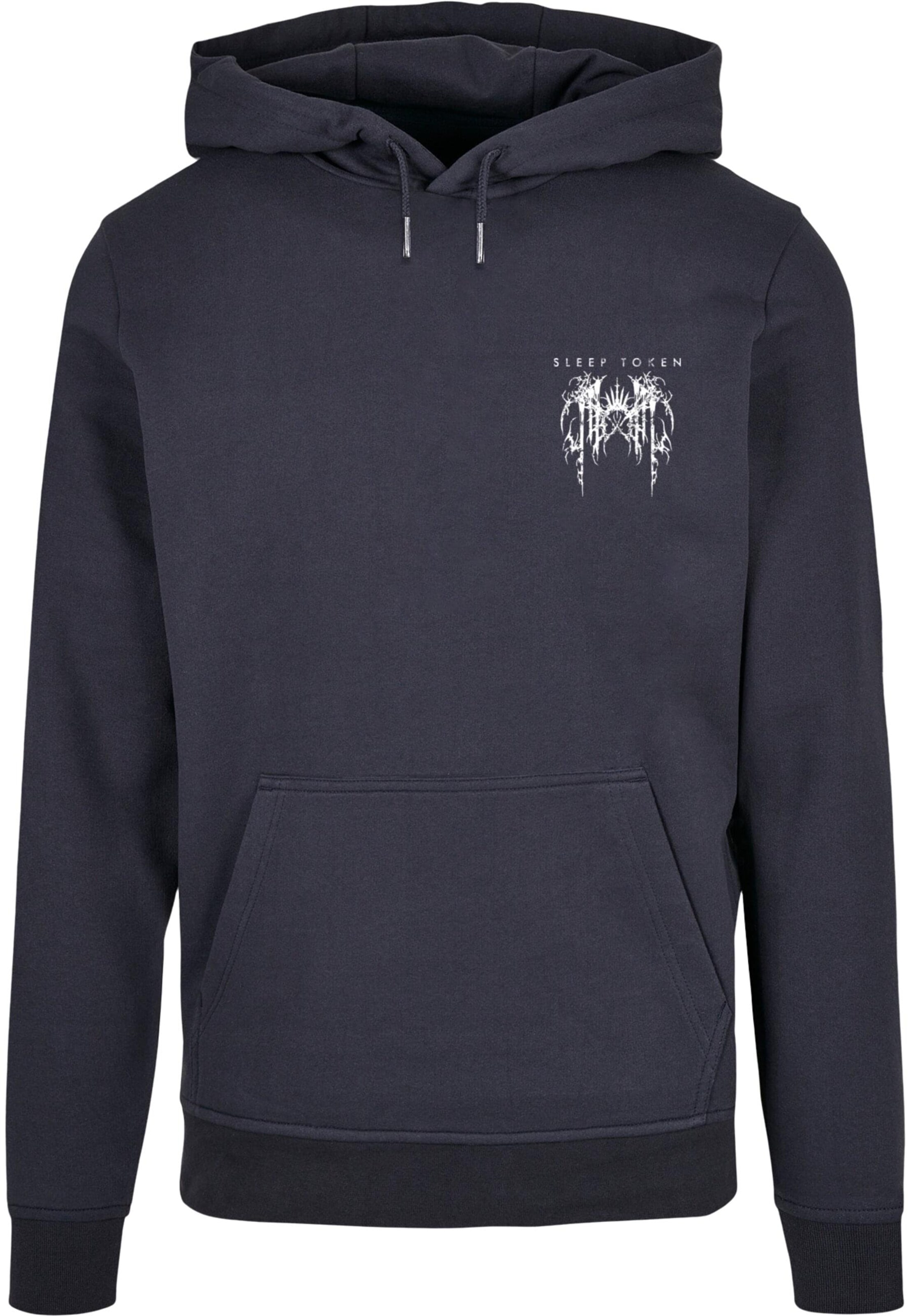 Merchcode Sweatshirt 'Sleep Token - Grunge' in Blau: Vorderseite