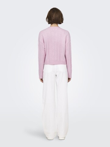 ONLY Knit cardigan 'FIA' in Pink