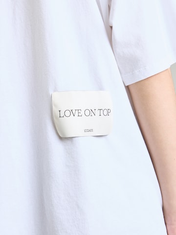 10Days Koszulka 'Love' w kolorze biały