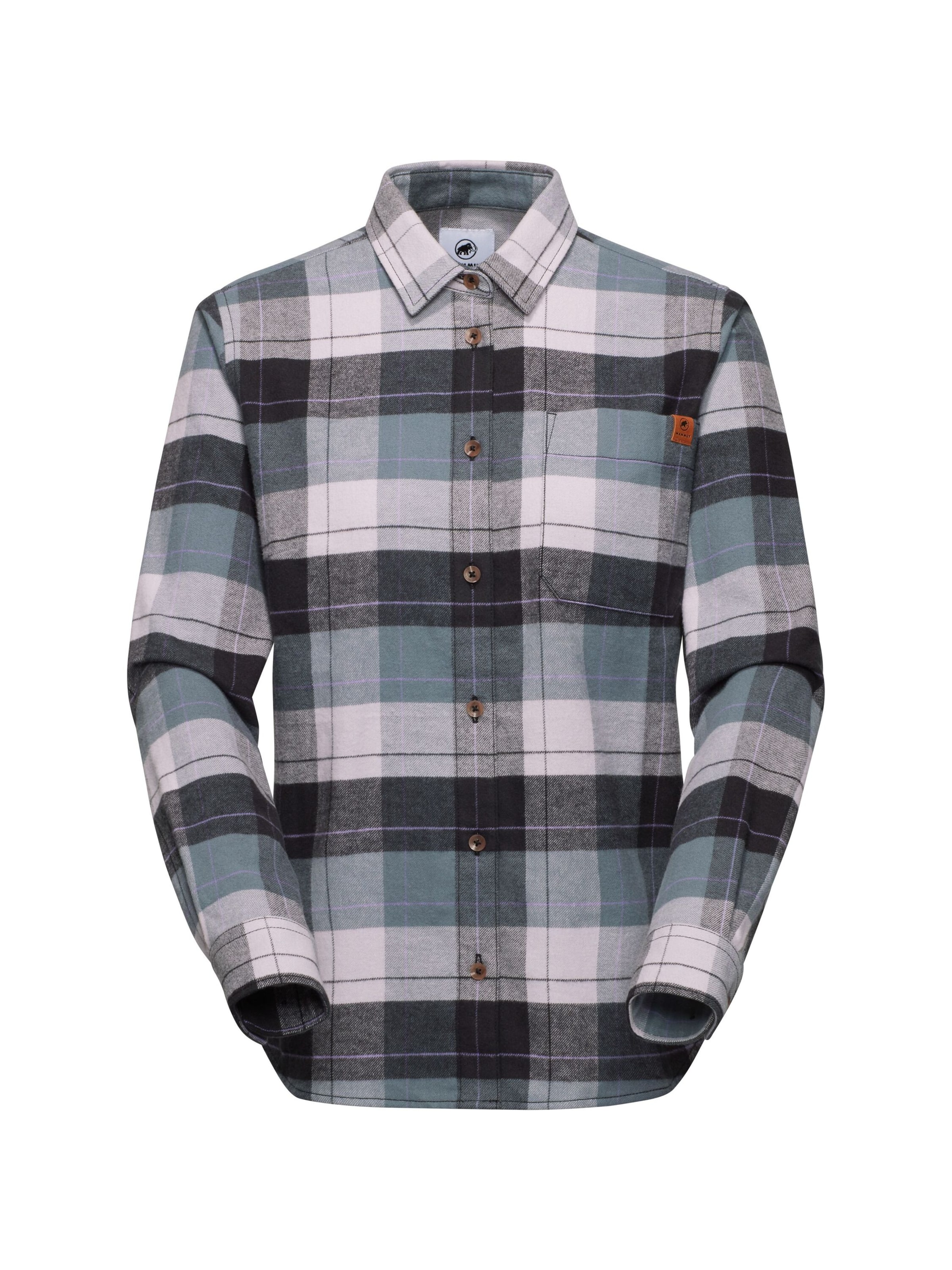 MAMMUT Funktionsbluse ‘Trovat’ in Blau: Vorderseite